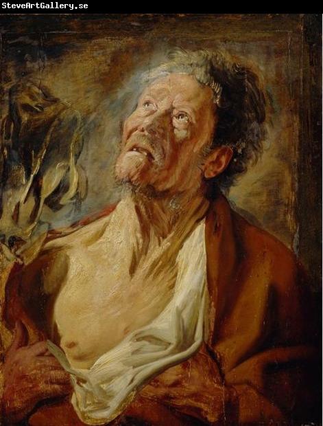 Jacob Jordaens Portrait of Abraham Grapheus as Job